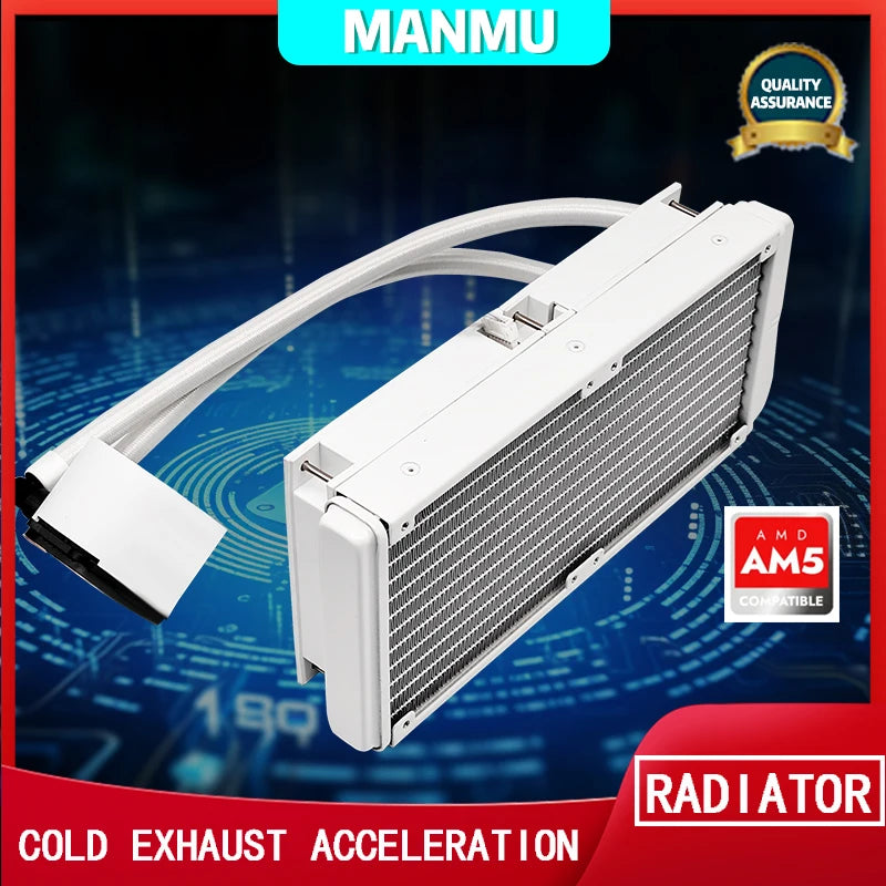 Manmu 240mm ARGB AIO CPU Liquid Cooler