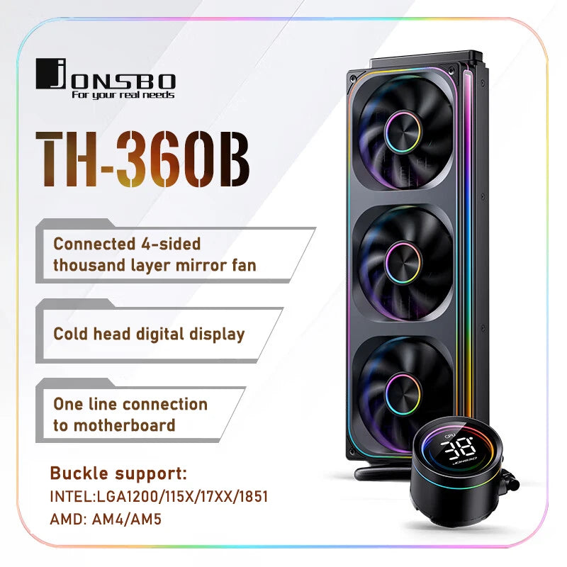 Jonsbo TH-360 AIO Liquid CPU Cooler