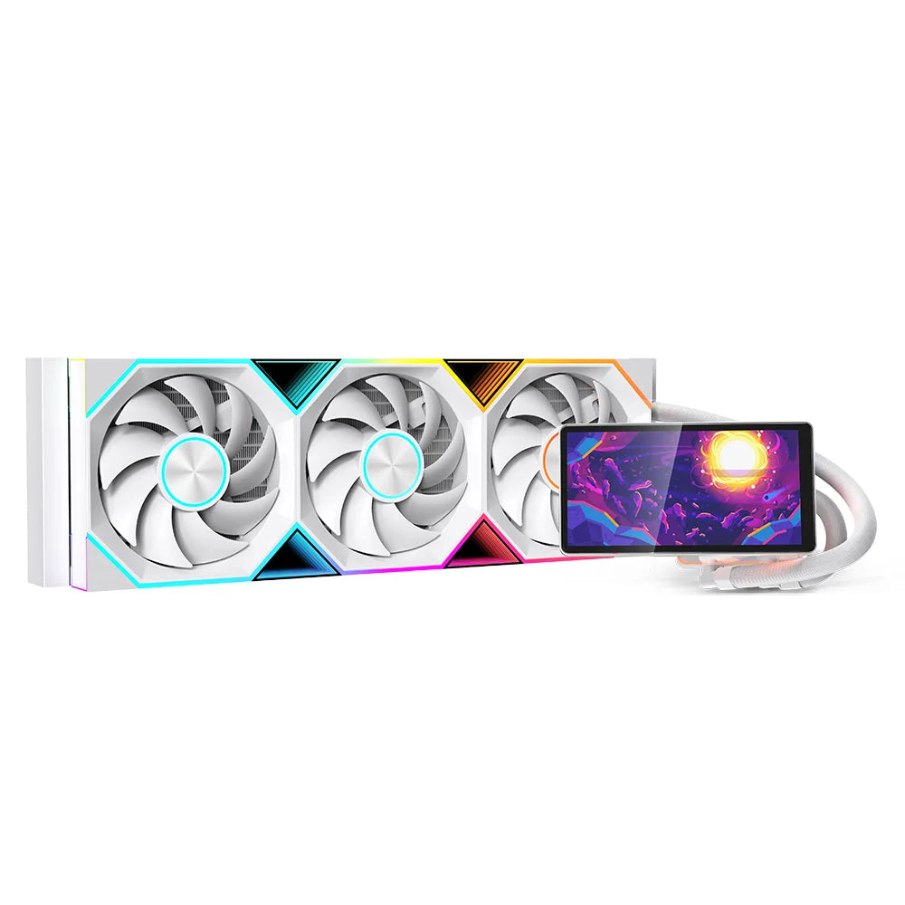 Jungle Leopard Pro Flow 360 ARGB LCD Screen AIO Liquid CPU Cooler