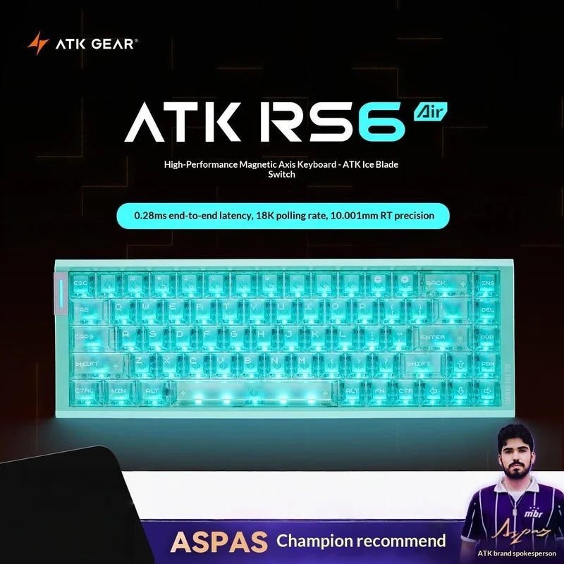 ATK RS6 Air Magnetic Gaming Keyboard