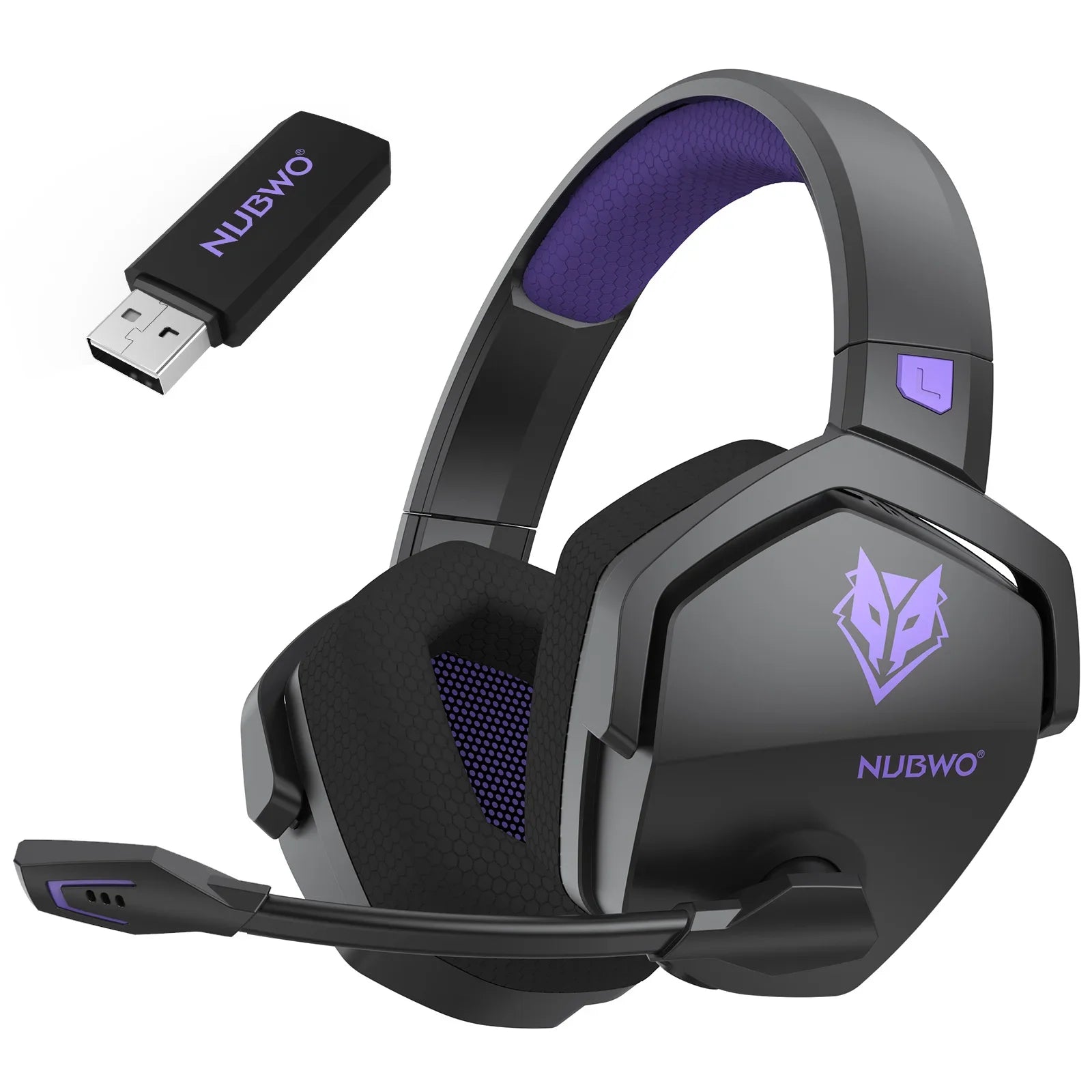 Wireless Gaming Headset with Mic (Bluetooth & 2.4GHz)