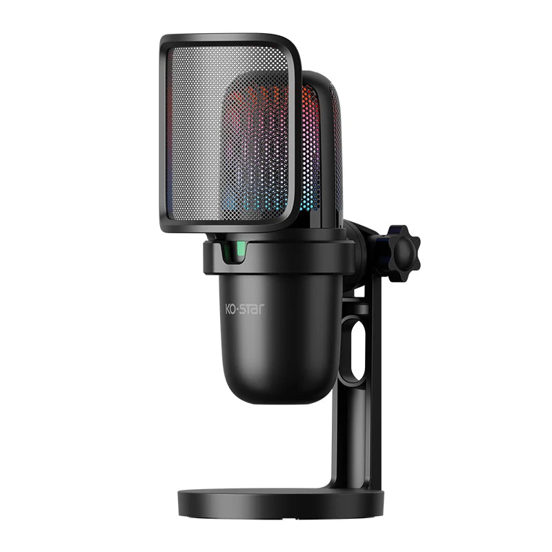 Gaming Cardioid RGB Condenser Microphone for Streaming & Recording