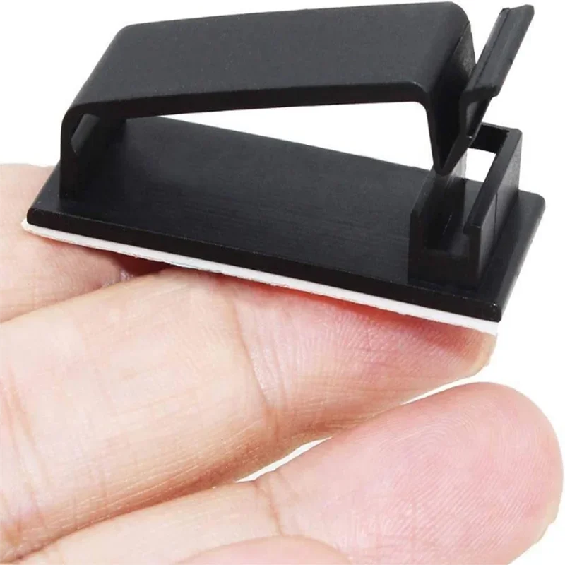 Cable Management Clips – Adhesive Wire Organizer for Desk, PC & Home Setup