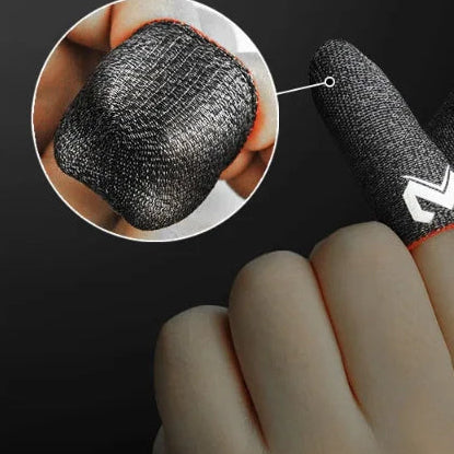Gaming Finger Sleeves for Mobile Gaming – Anti-Sweat Touchscreen Finger Covers (1 Pair)