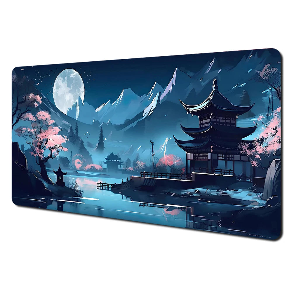 Red & Black Landscape XXL Gaming Mouse Pad – Large Desk Mat