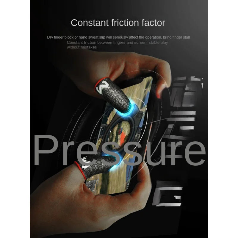 Gaming Finger Sleeves for Mobile Gaming – Anti-Sweat Touchscreen Finger Covers (1 Pair)