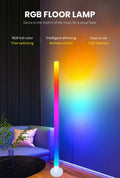 RGB LED Corner Floor Lamp – Smart APP & Remote Control Ambient Light