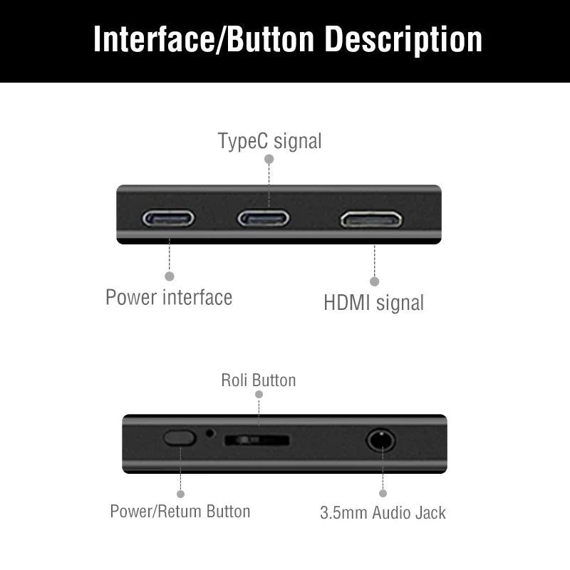 ANMITE 14-Inch Portable Monitor – Touch & Non-Touch Gaming Display