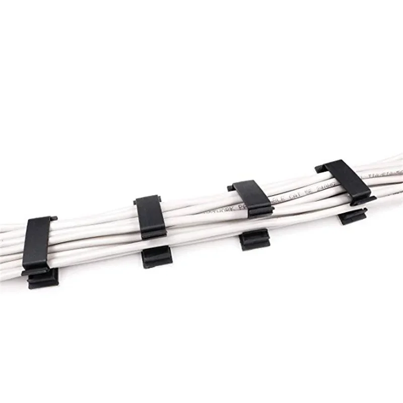 Cable Management Clips – Adhesive Wire Organizer for Desk, PC & Home Setup