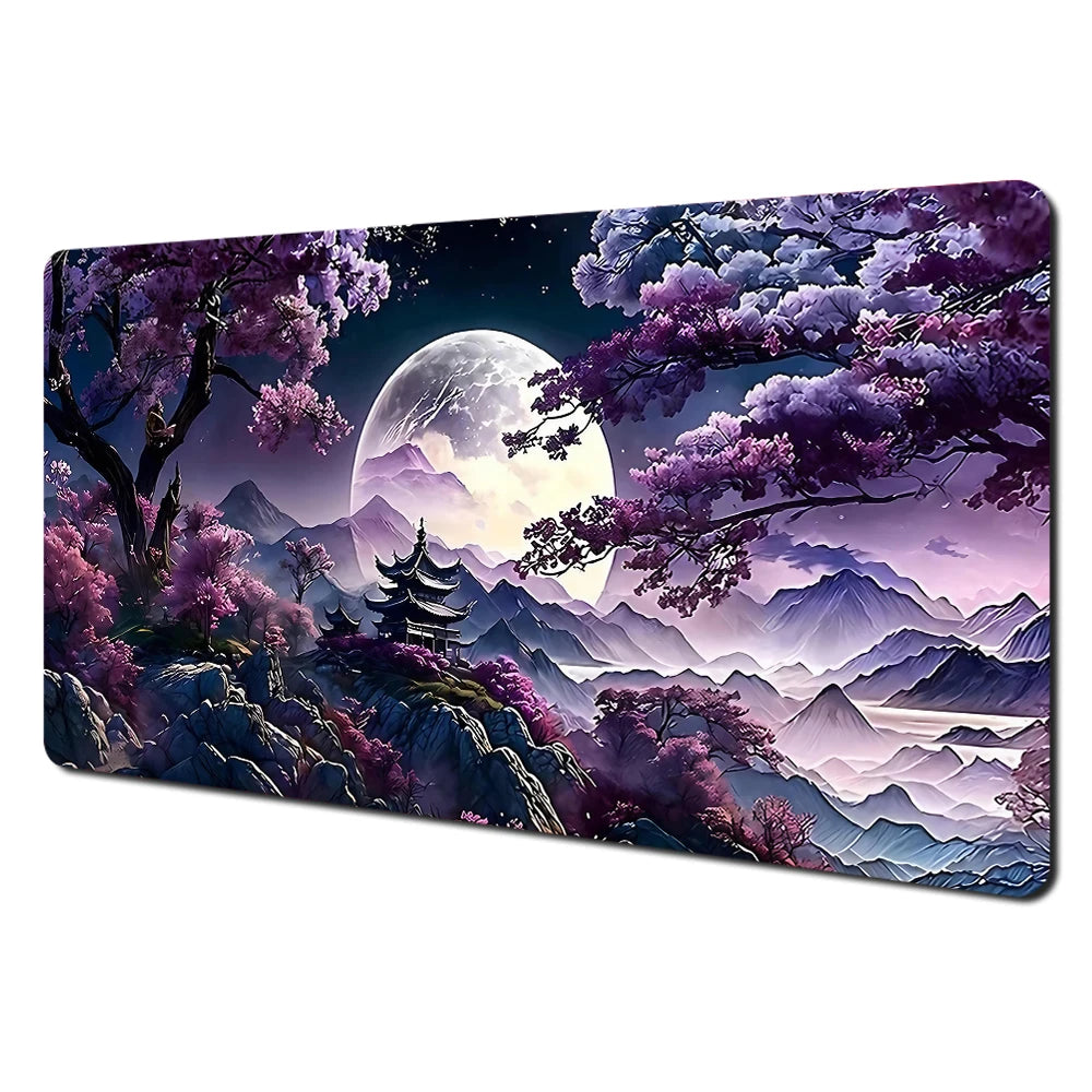 Red & Black Landscape XXL Gaming Mouse Pad – Large Desk Mat
