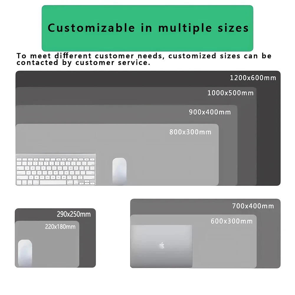 XXL Topographic Gaming Mouse Pad – Extended Desk Mat