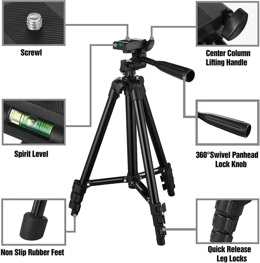 RGB Ring Light with Tripod & Remote Control for Streaming & Content Creation
