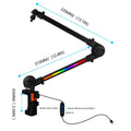 360° Adjustable Mic Boom Arm – Streaming Desk Mount