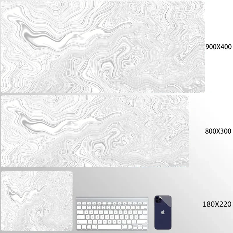XXL Topographic Gaming Mouse Pad – Extended Desk Mat