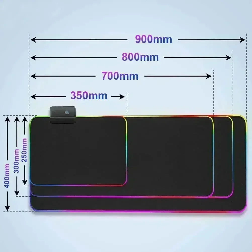 RGB Hexagon Gaming Mouse Pad – XXL LED Desk Mat