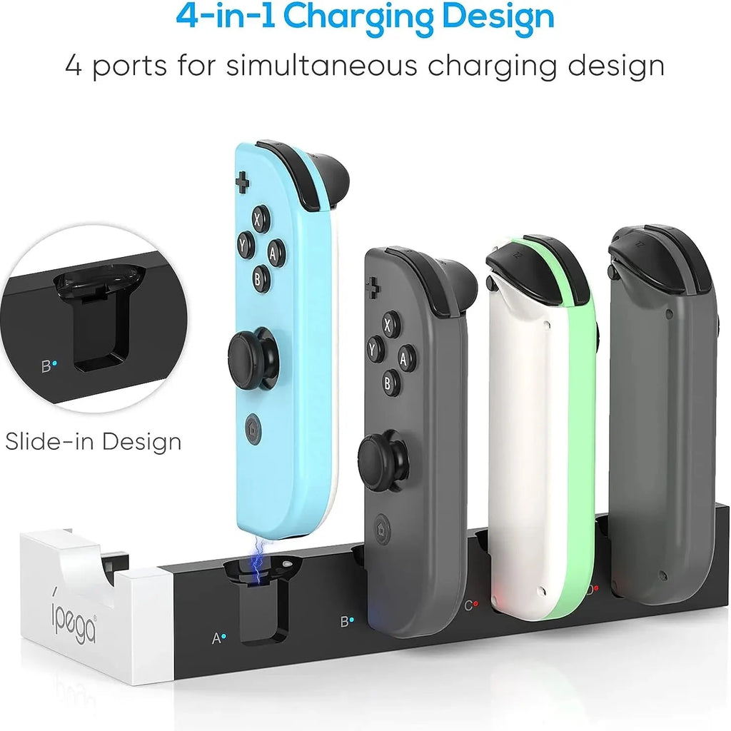 Nintendo Switch Joy-Con Charging Dock Station – 4 Controller Charger for Switch & OLED