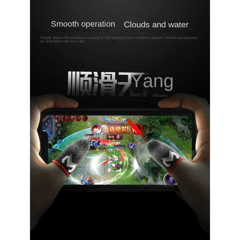 Gaming Finger Sleeves for Mobile Gaming – Anti-Sweat Touchscreen Finger Covers (1 Pair)
