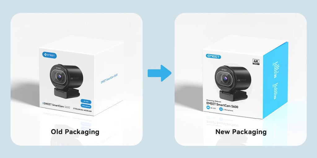 4K Streaming Webcam with Autofocus & Built-In Microphone – USB Plug & Play Camera