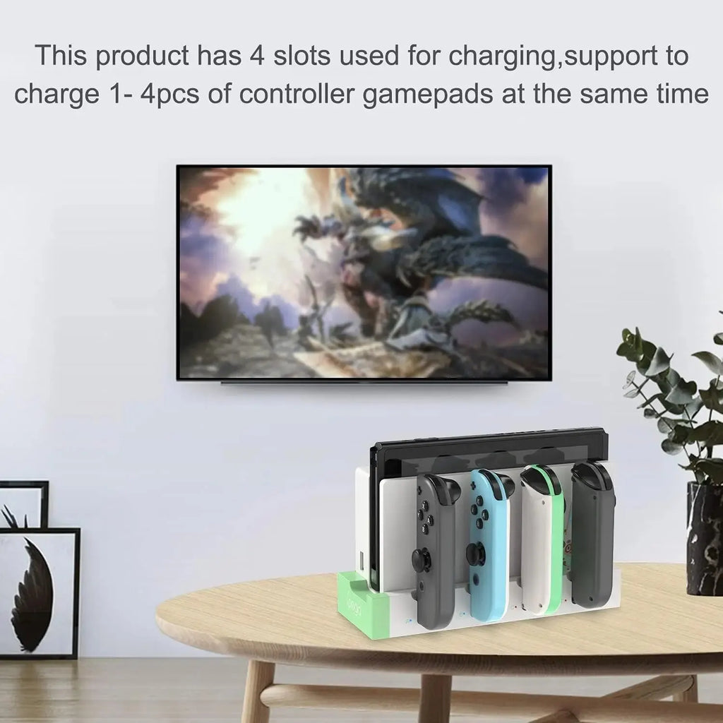 Nintendo Switch Joy-Con Charging Dock Station – 4 Controller Charger for Switch & OLED