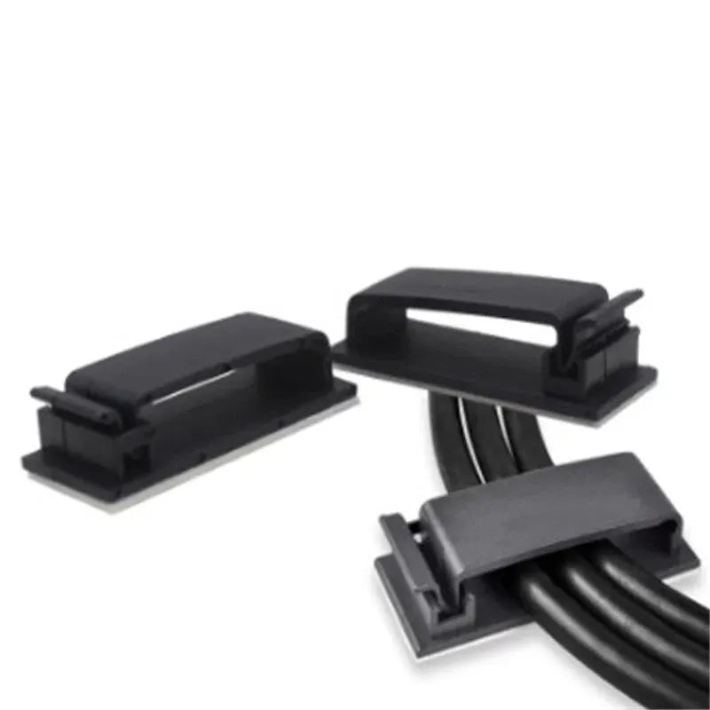 Cable Management Clips – Adhesive Wire Organizer for Desk, PC & Home Setup