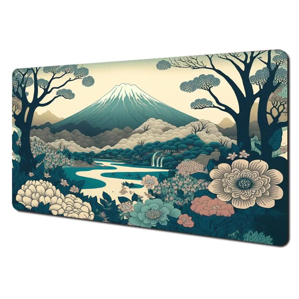 Red & Black Landscape XXL Gaming Mouse Pad – Large Desk Mat