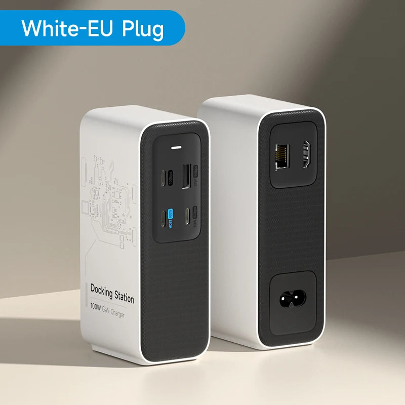 Hagibis 100W GaN Docking Station – USB-C Hub with 4K HDMI