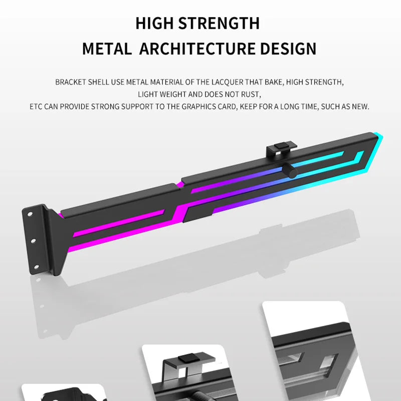 3PIN ARGB GPU Support Bracket