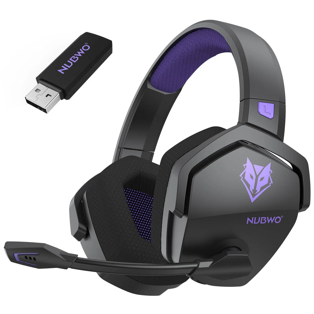 Wireless Gaming Headset with Mic (Bluetooth & 2.4GHz)