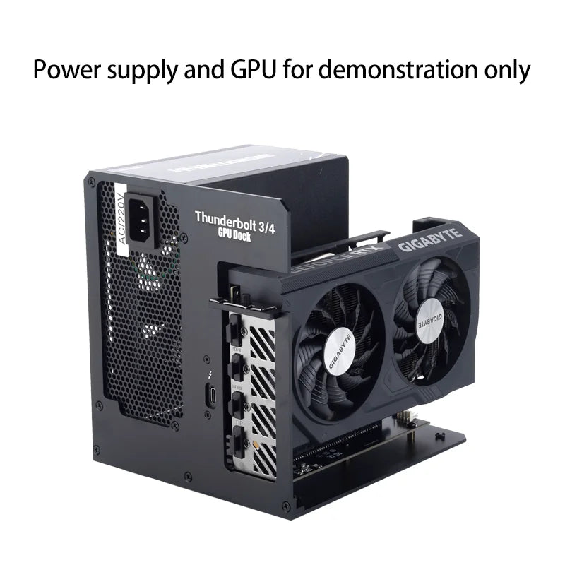 Thunderbolt 3/4 eGPU PCIe Dock – External GPU Expansion Station